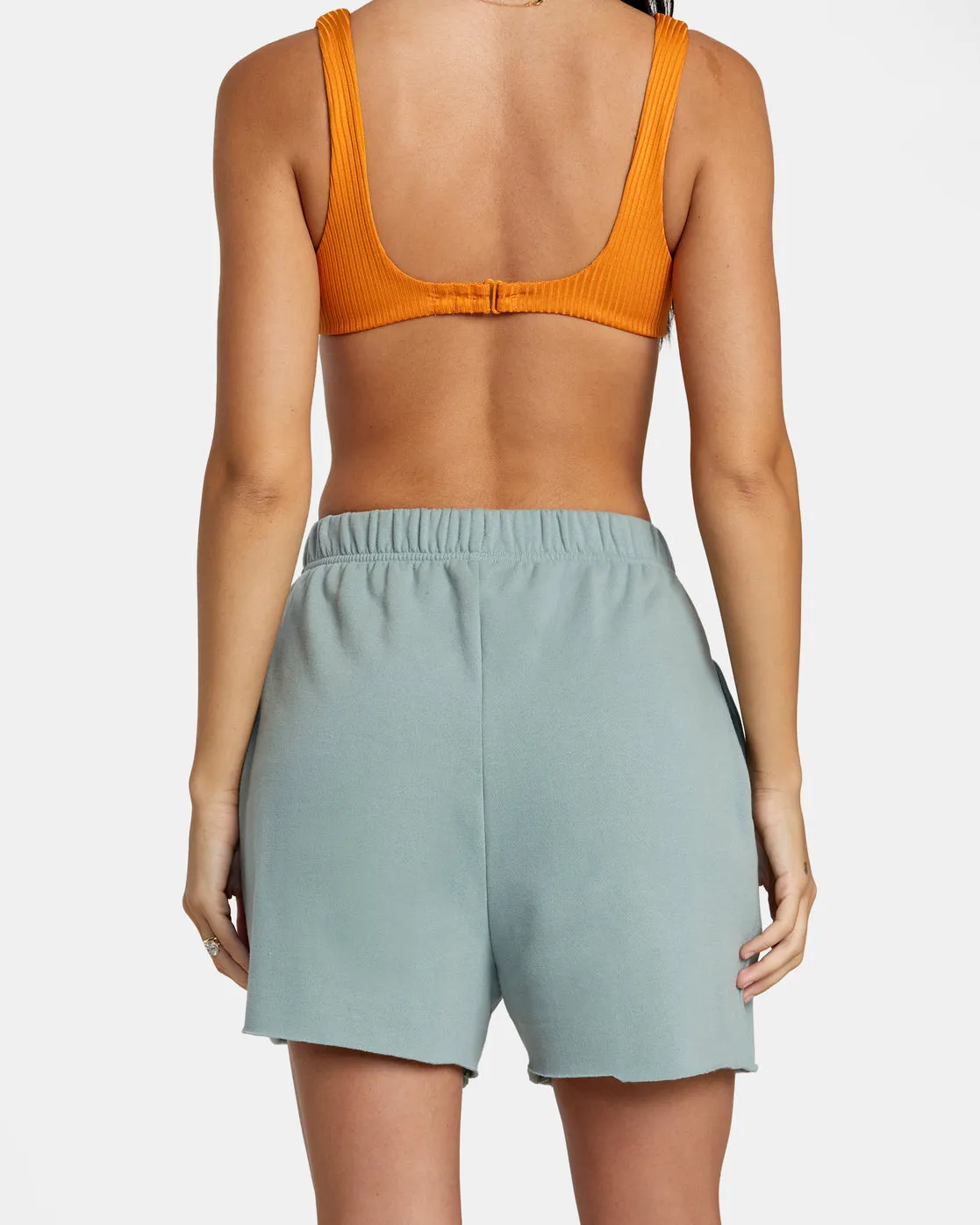 Sunday Test Drive Peached Sweat Shorts - Shale