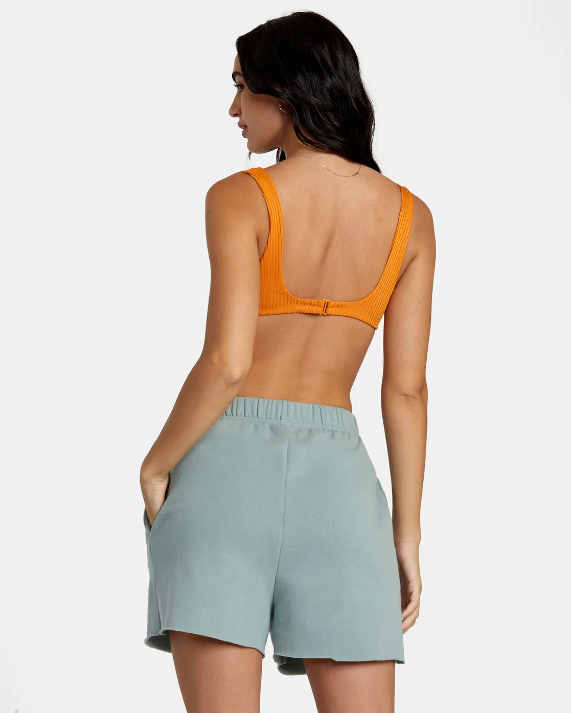 Sunday Test Drive Peached Sweat Shorts - Shale