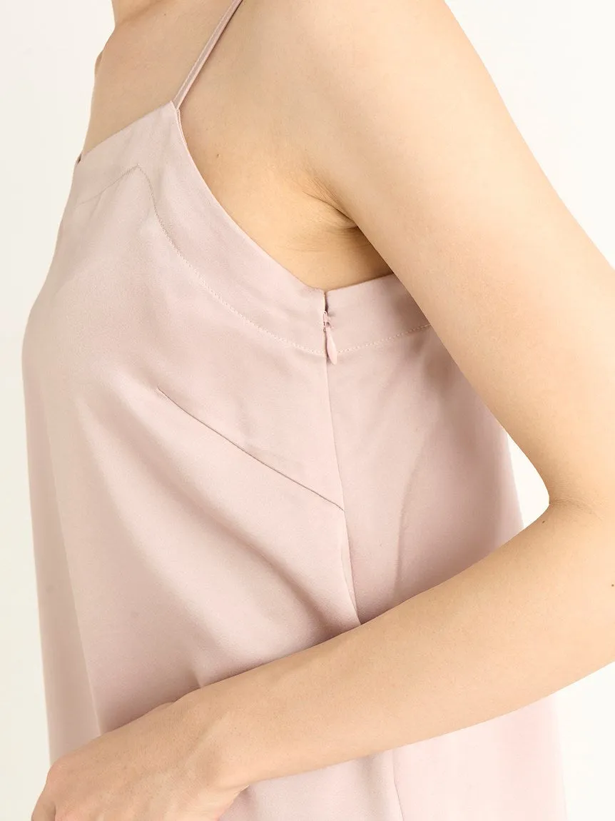 Sustainable Acetate Satin Cami Tops