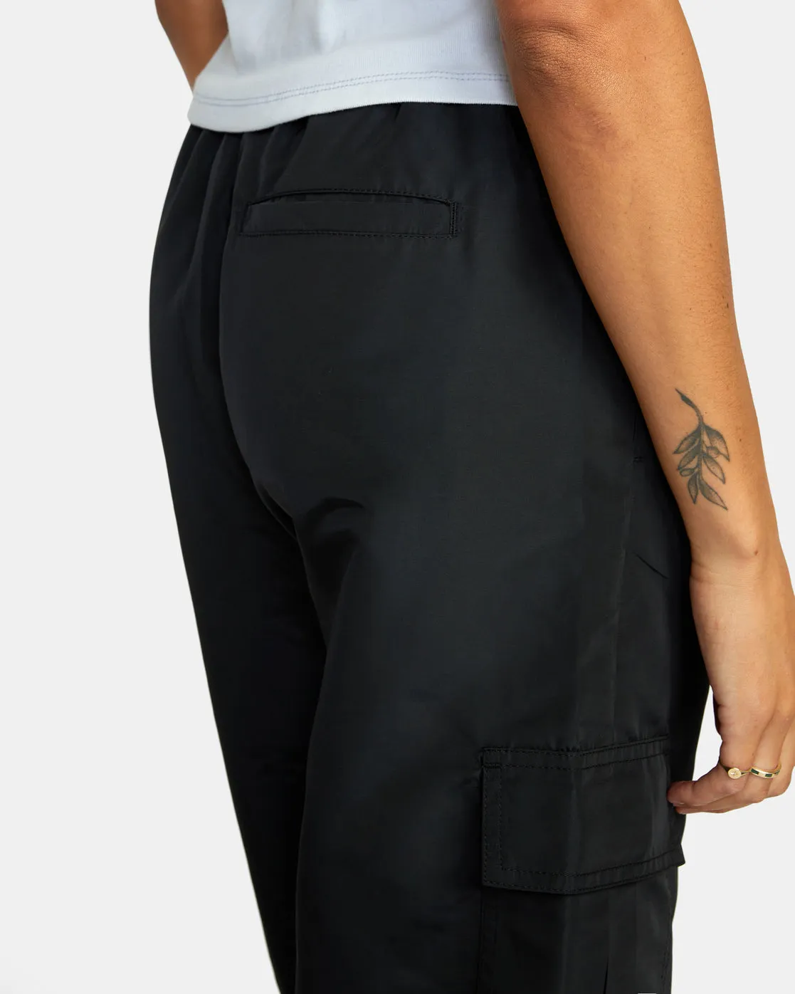 Swish Cargo Track Pants - RVCA Black