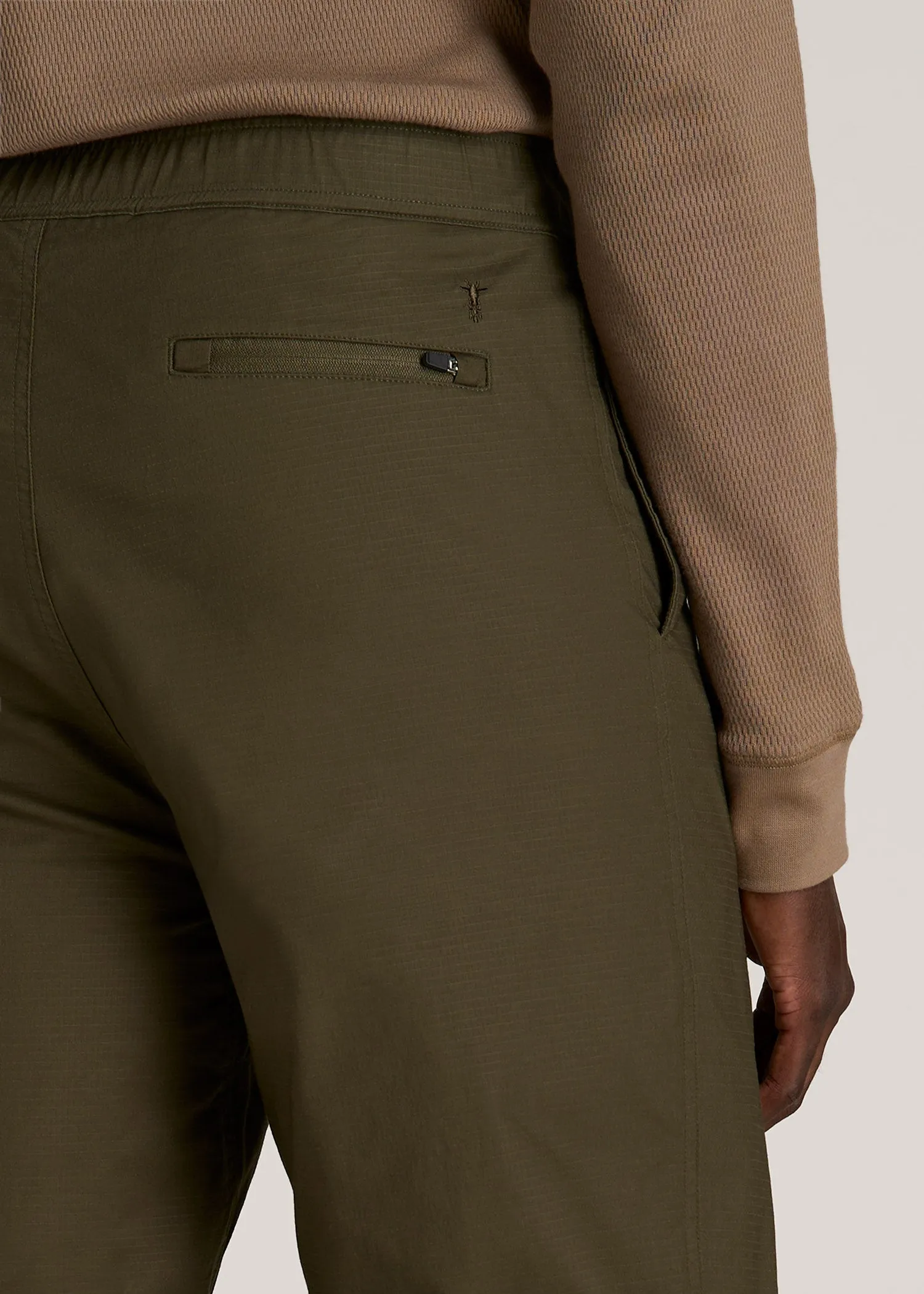 TAPERED-FIT Ripstop Pants for Tall Men in Oregano