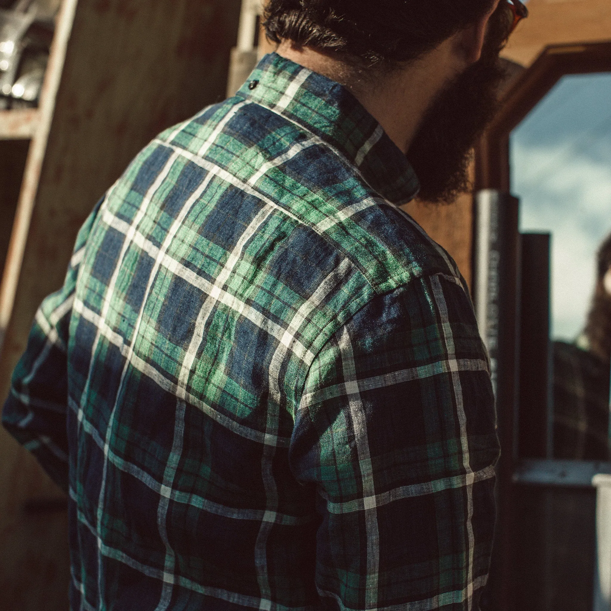 The Jack in Blackwatch Plaid Linen