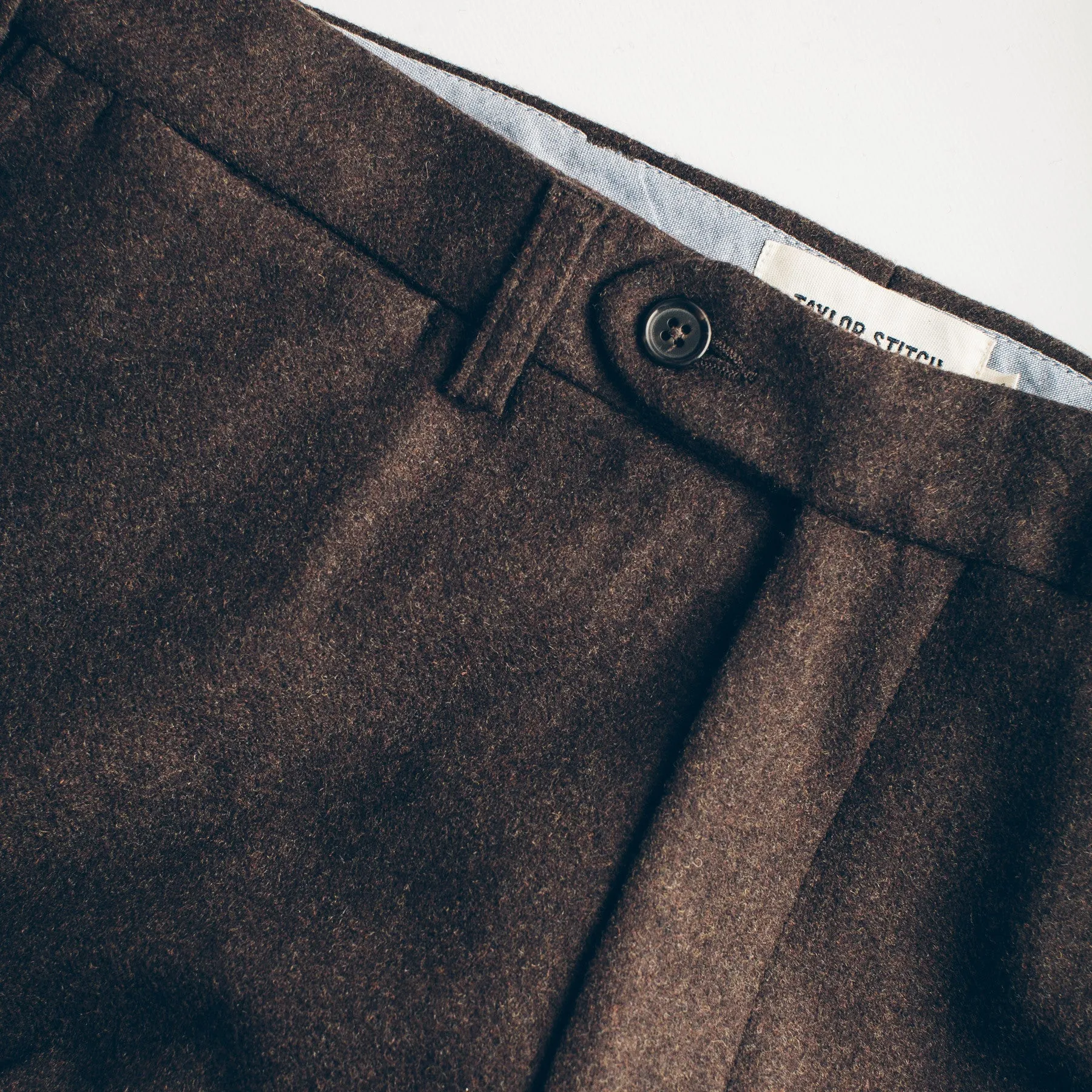 The Telegraph Trouser in Chocolate Wool