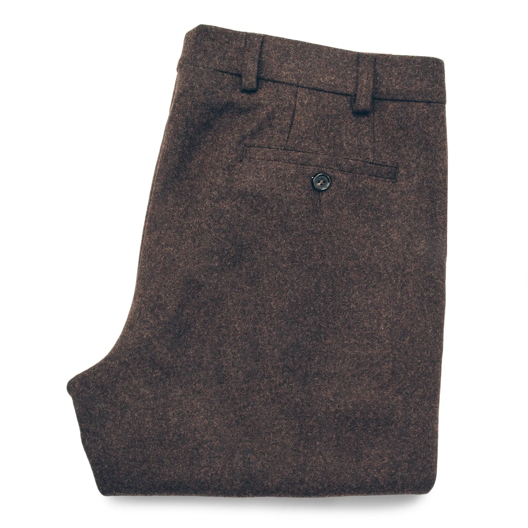 The Telegraph Trouser in Chocolate Wool