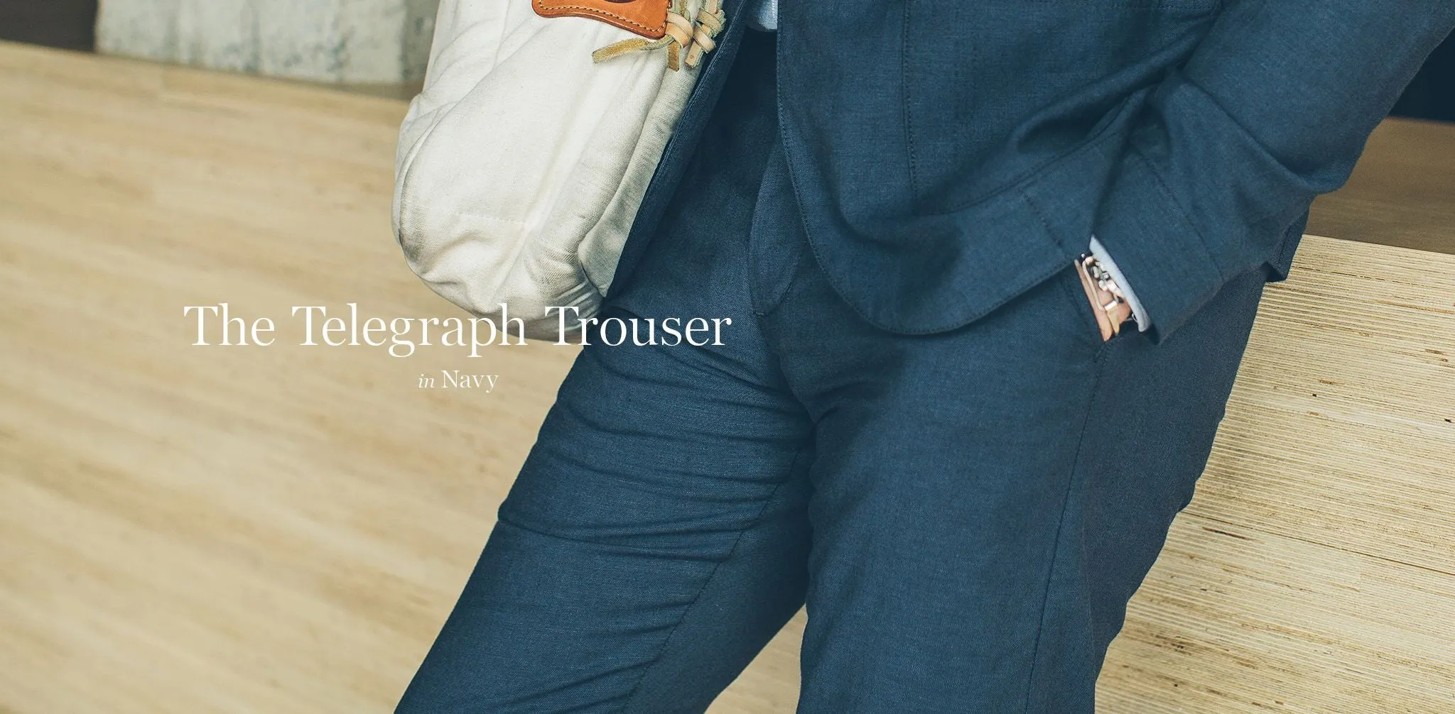 The Telegraph Trouser in Navy