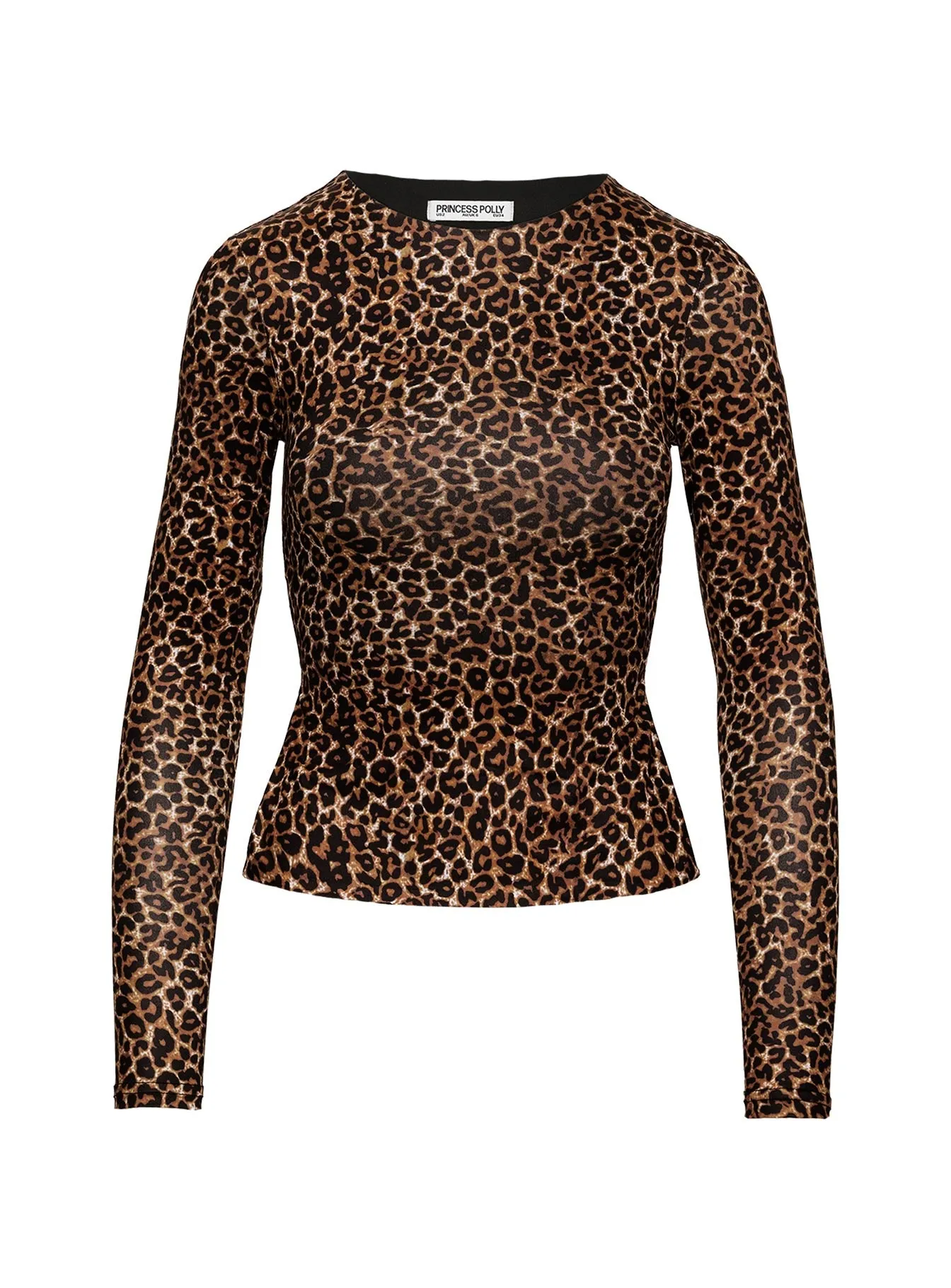 Uzo Long Sleeve Top Leopard