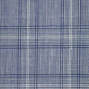 Westwood Hart Navy Blue Glen Plaid Wool Linen Silk Blend Men's Sportcoat