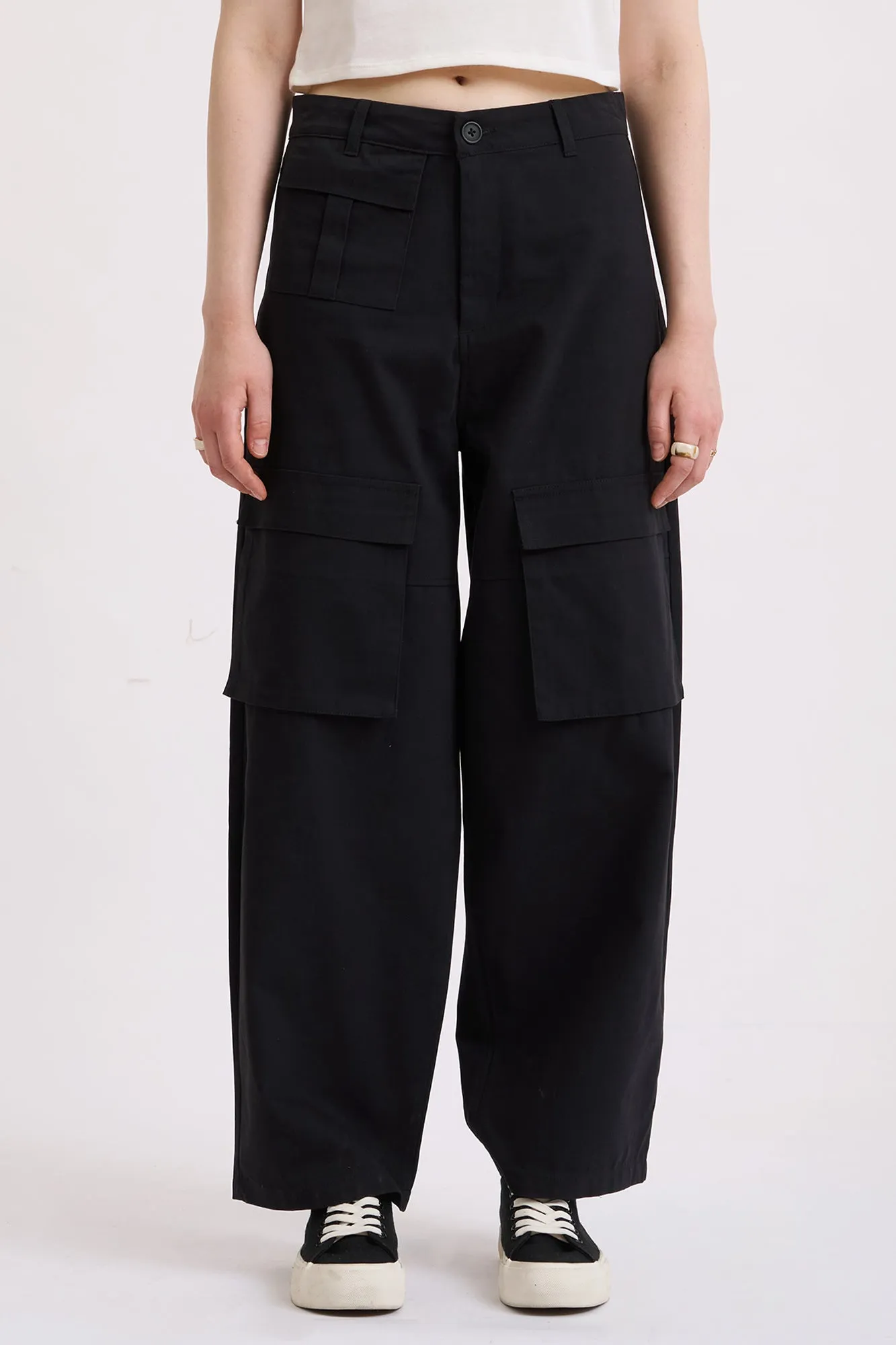 Wide Leg Cargo Pants