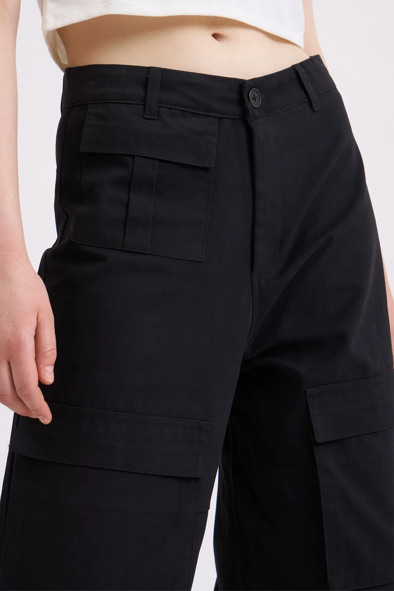 Wide Leg Cargo Pants