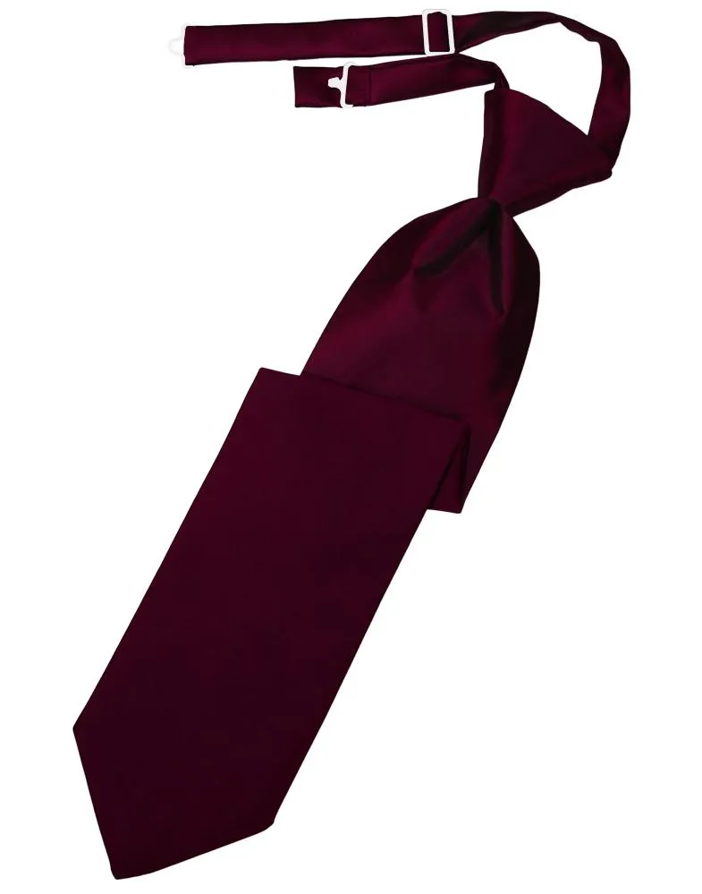 Wine Luxury Satin Necktie