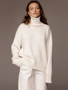 Women's Knitted Turtleneck Sweater