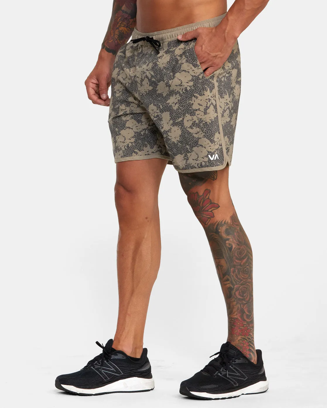 Yogger Hybrid 17 Athletic Shorts - Knockout Dark Khaki