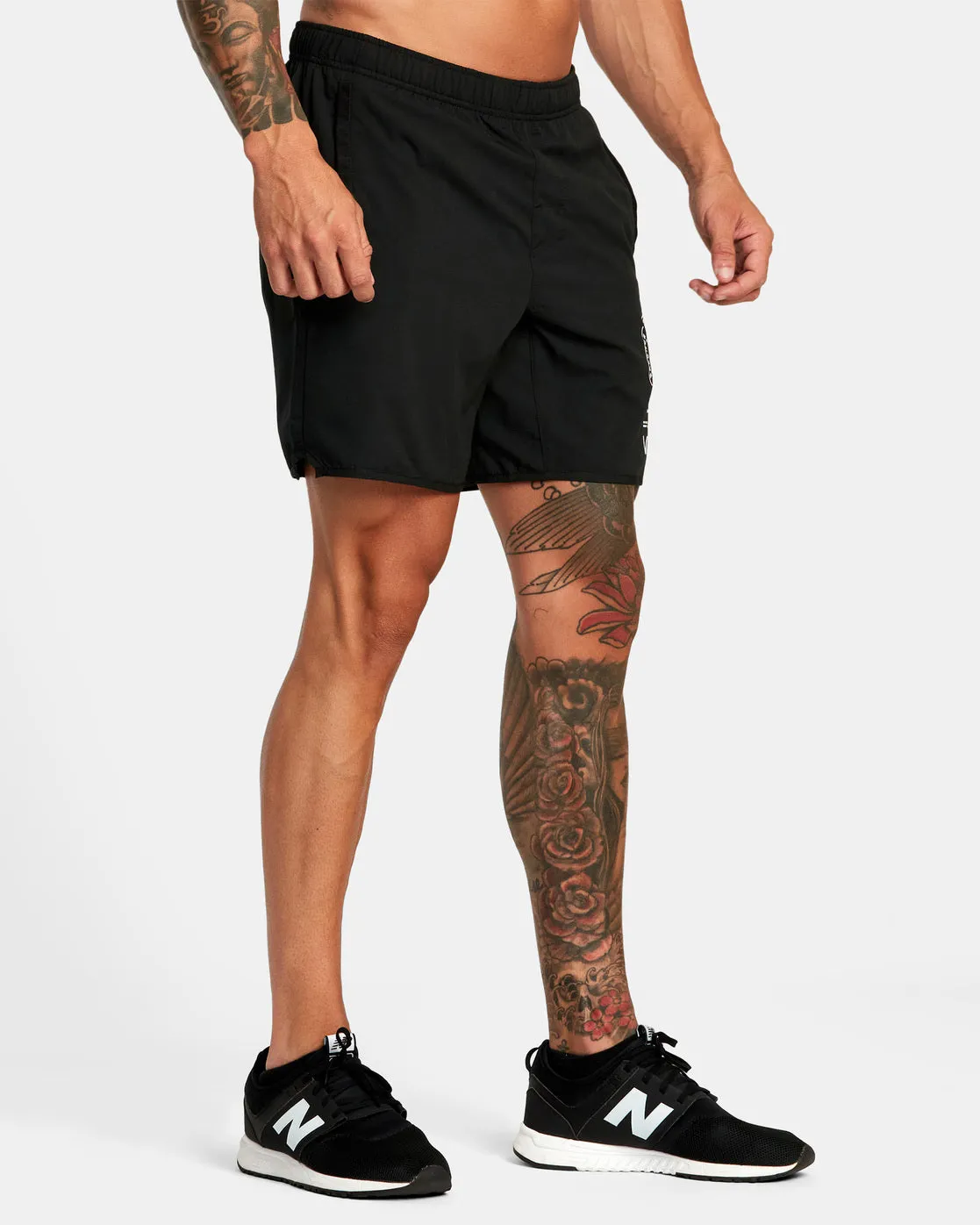 Yogger IV 17 Athletic Shorts - Black Multi