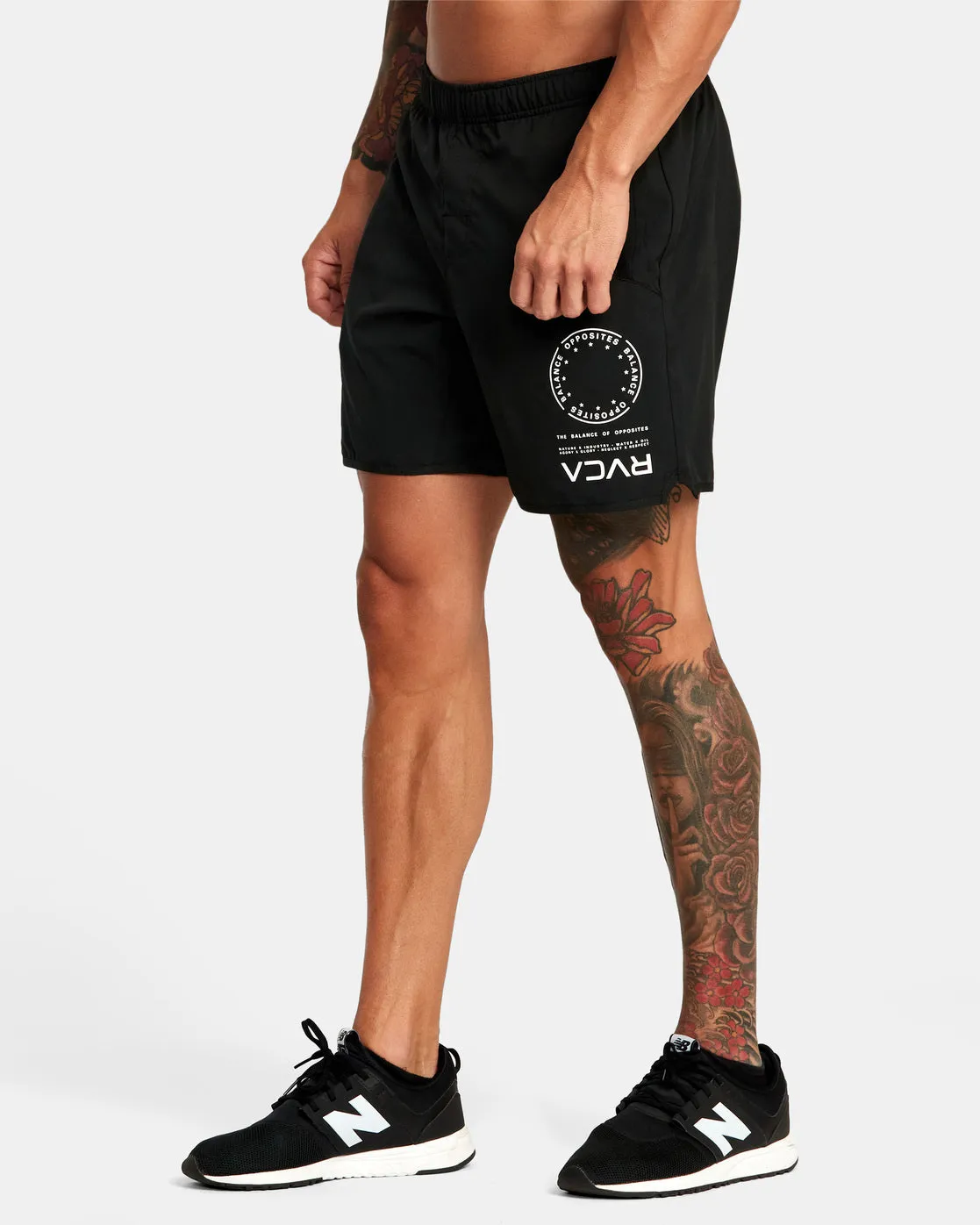 Yogger IV 17 Athletic Shorts - Black Multi