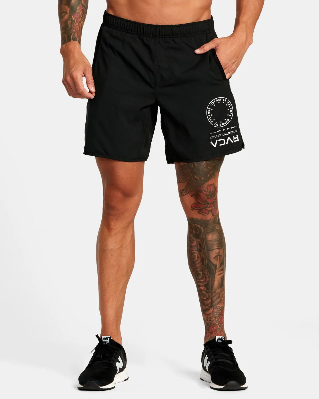 Yogger IV 17 Athletic Shorts - Black Multi