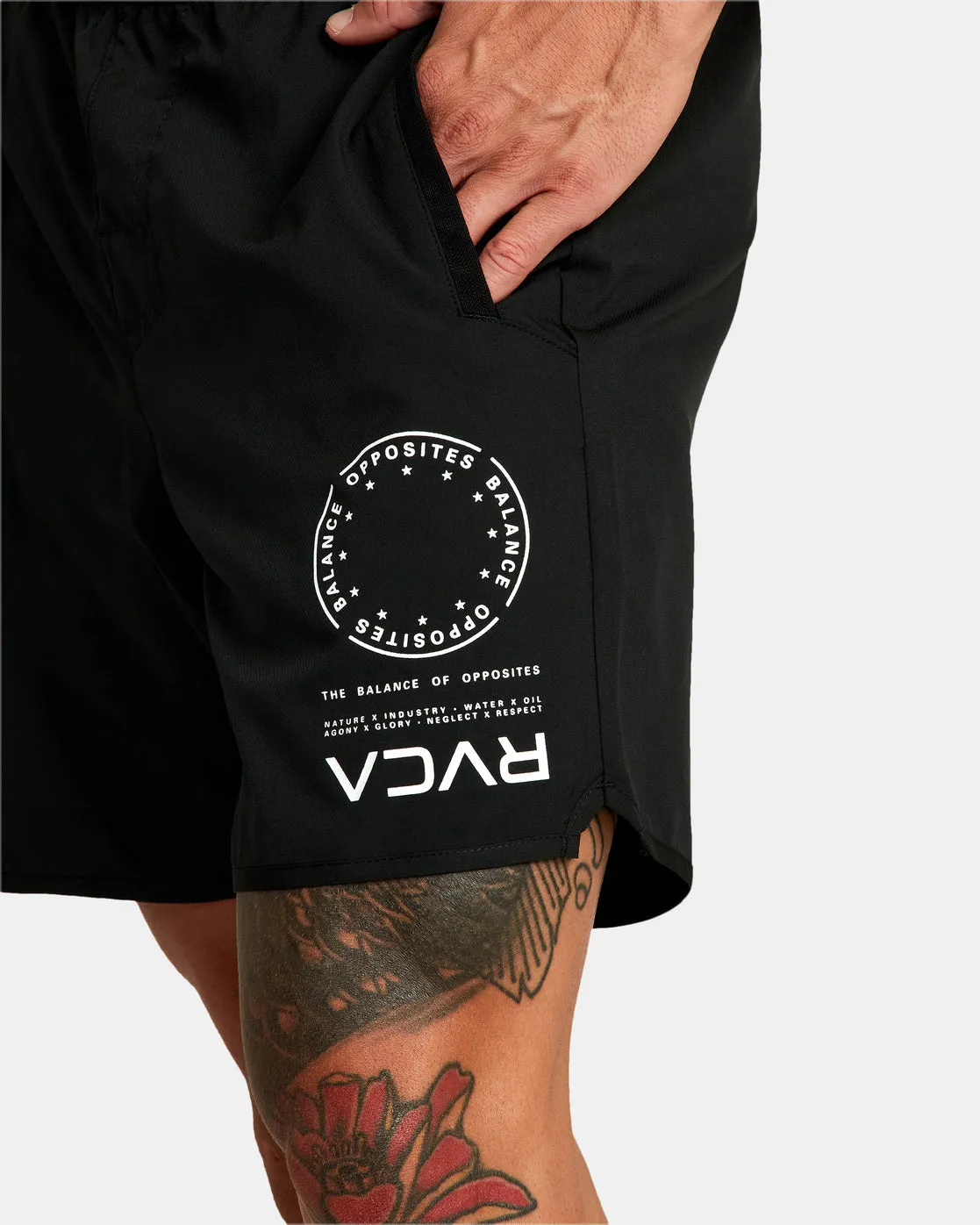 Yogger IV 17 Athletic Shorts - Black Multi