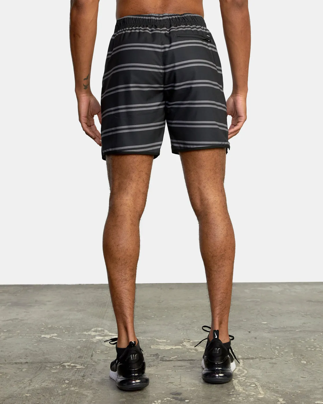 Yogger IV 17 Athletic Shorts - Black Stripe