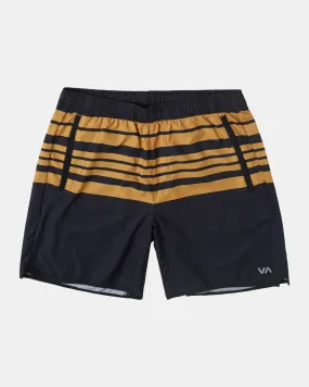 Yogger IV 17 Athletic Shorts - Goldsmith Stripe