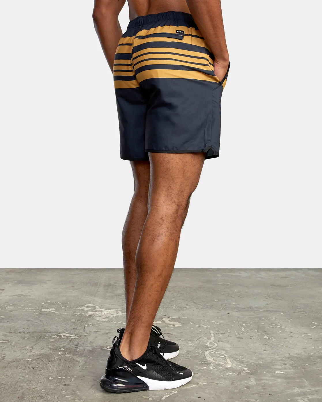 Yogger IV 17 Athletic Shorts - Goldsmith Stripe