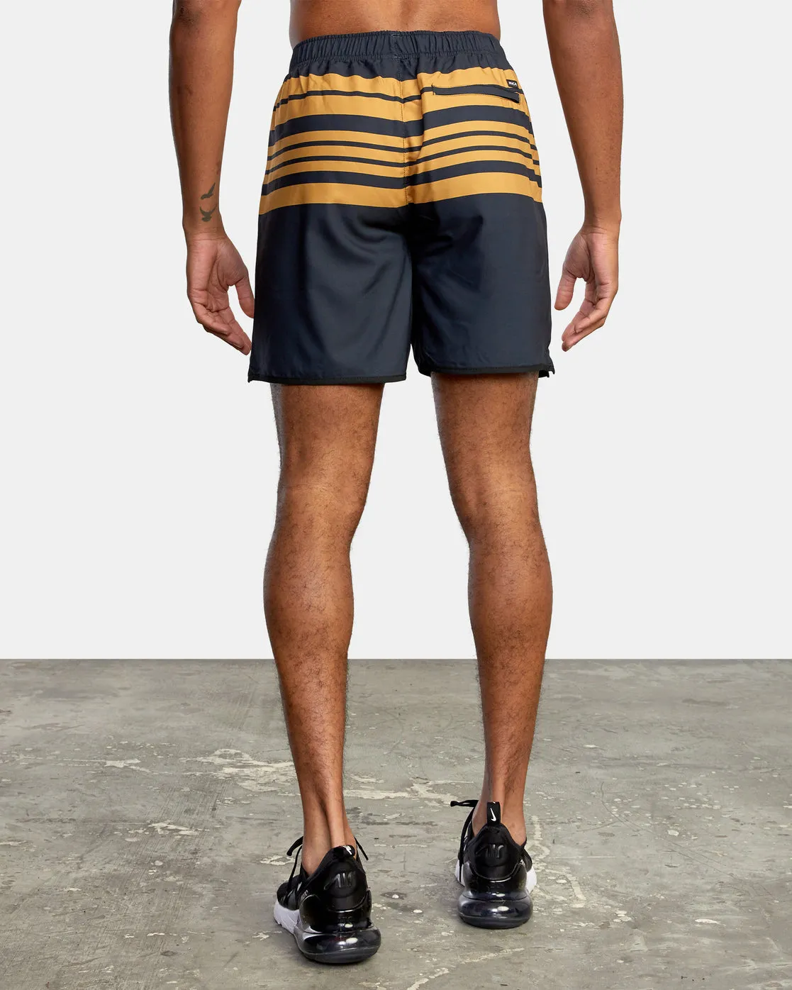 Yogger IV 17 Athletic Shorts - Goldsmith Stripe