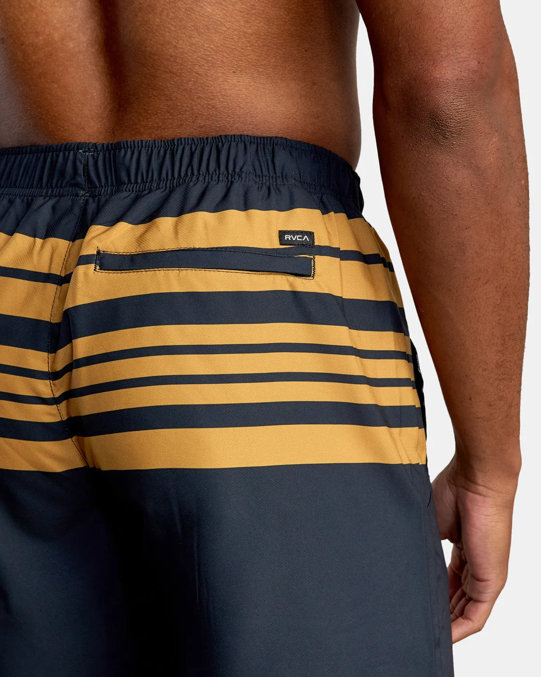 Yogger IV 17 Athletic Shorts - Goldsmith Stripe