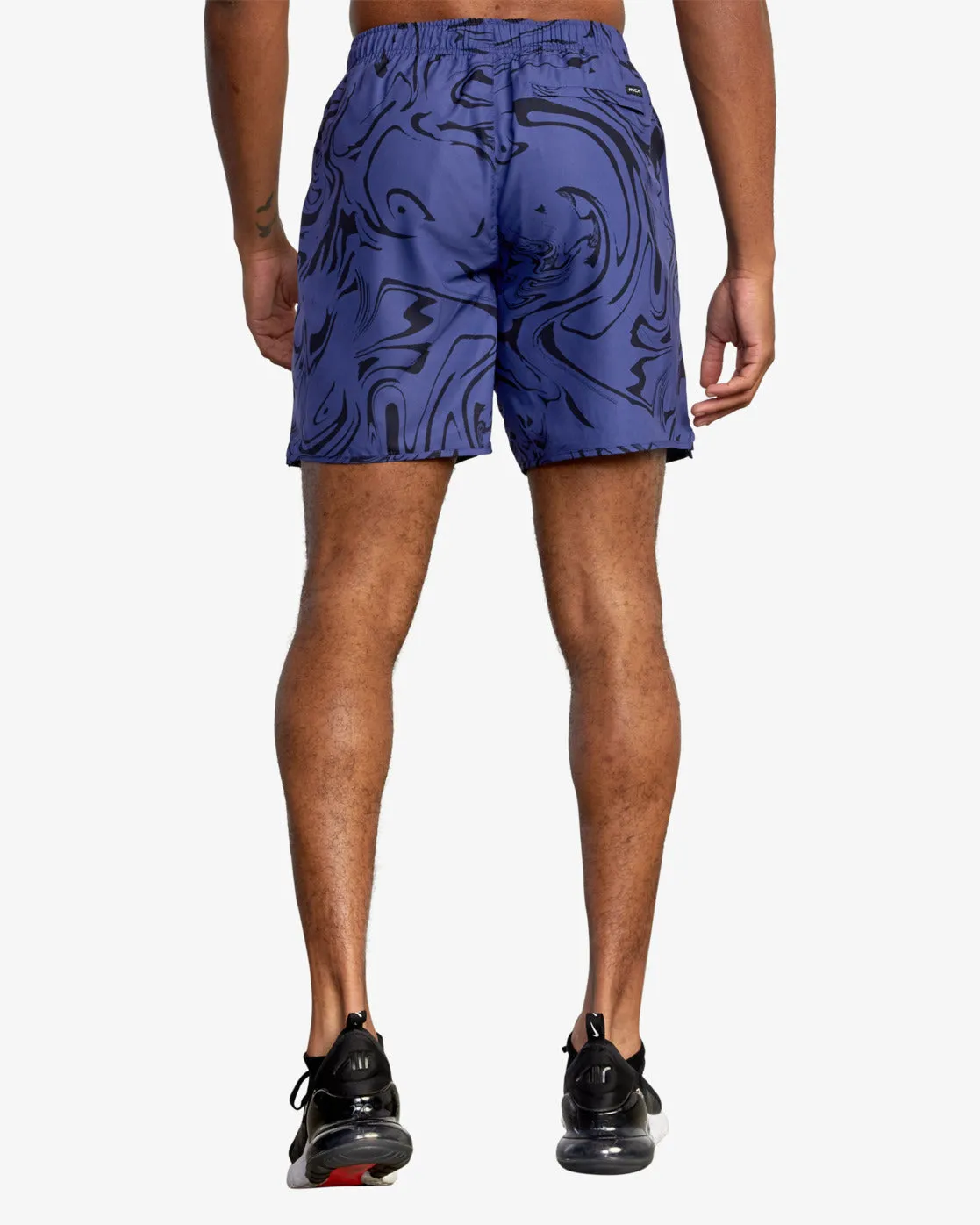 Yogger IV 17 Athletic Shorts - Holographic Pool Imperial