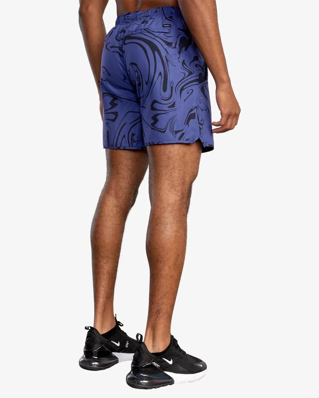 Yogger IV 17 Athletic Shorts - Holographic Pool Imperial