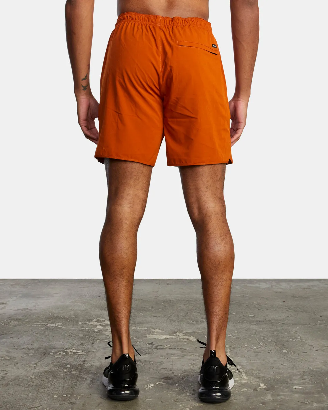 Yogger Stretch 17 Athletic Shorts - Dark Amber