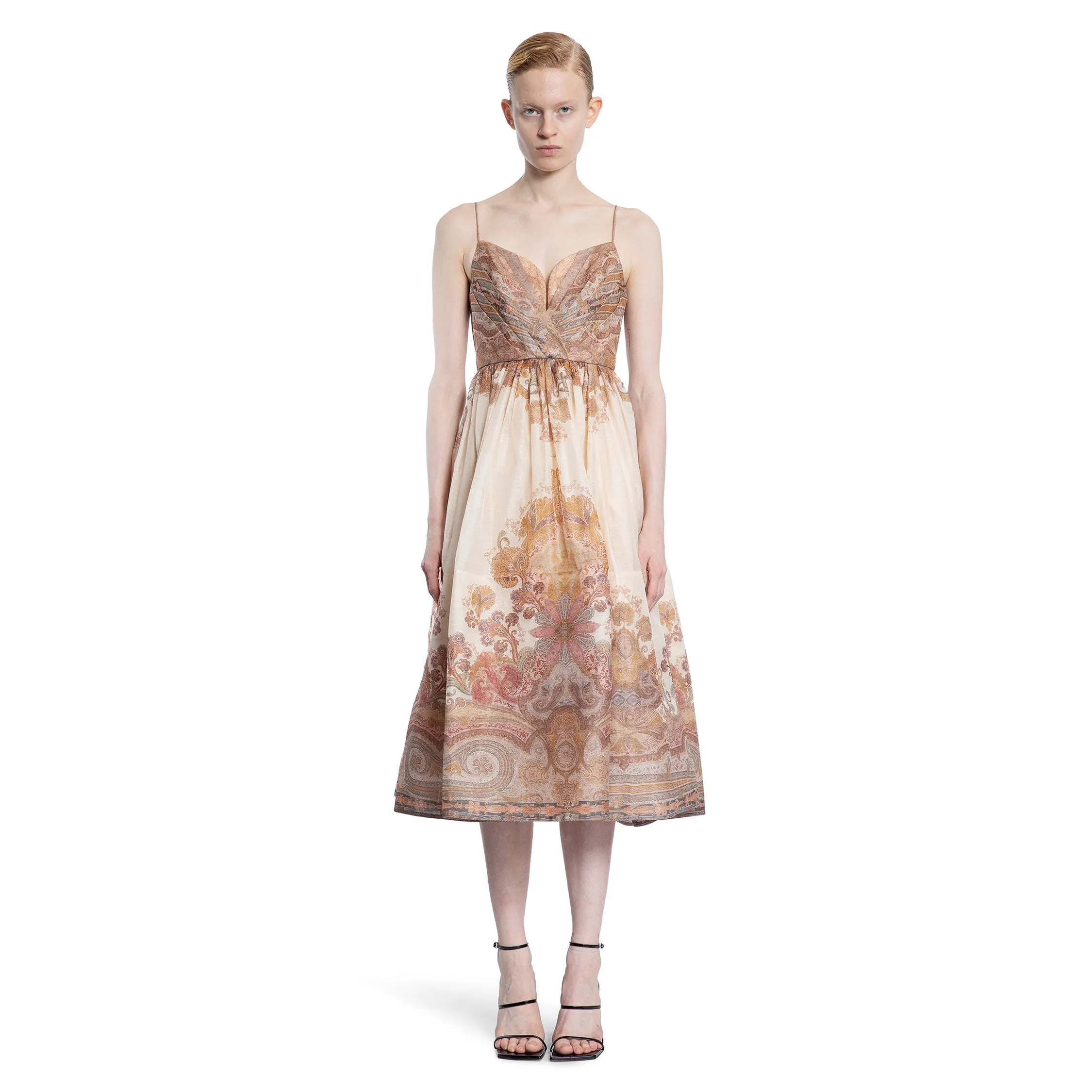 ZIMMERMANN WOMAN BEIGE DRESSES